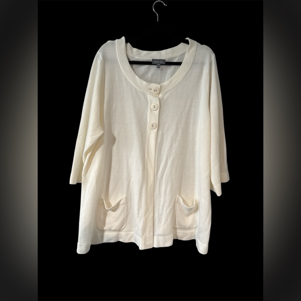 Essentials‎ Cream Knit Sweater